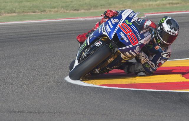 Lorenzo prvi, Marquez, Pedrosa in Rossi v pesku