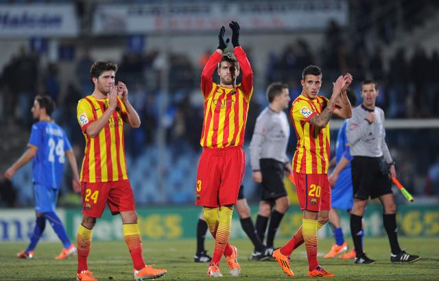 Barcelona v barvah Senyere