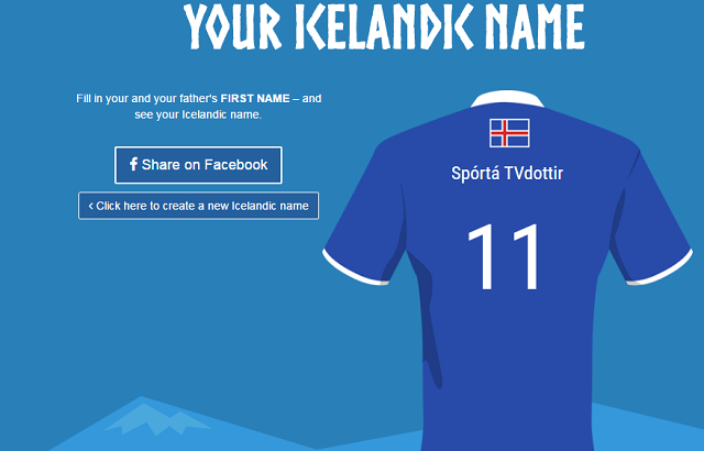 Kakšno je vaše islandsko ime?