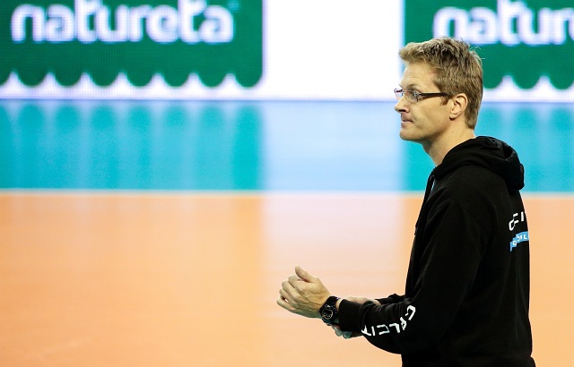 Ribič z ženske na moško klop Calcit Volleyballa