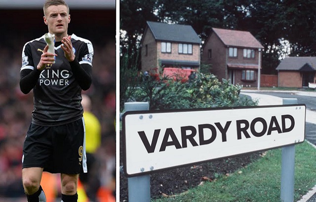 Vardy bo dobil ulico, Drinkwater trg, Ranieri park