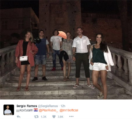 FOTO: Zvezdnika Reala na počitnicah na Korčuli