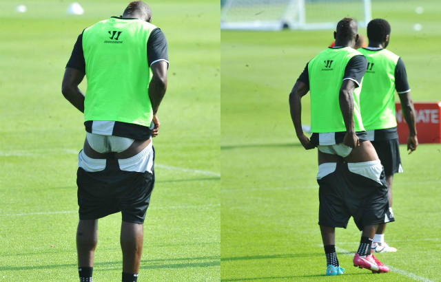 FOTO: Balotelliju tokrat ponagaljale hlače