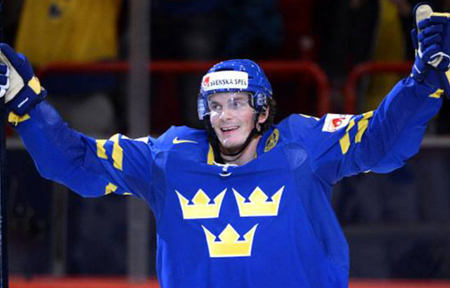 Loui Ericsson bo branil švedske barve