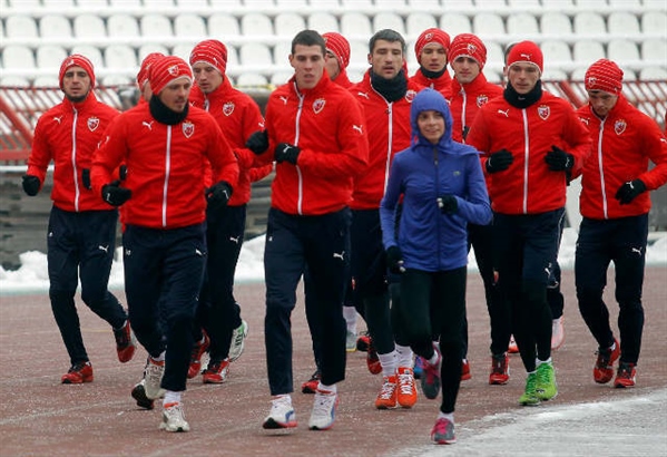 FOTO: Najboljša motivacija za igralce Zvezde!