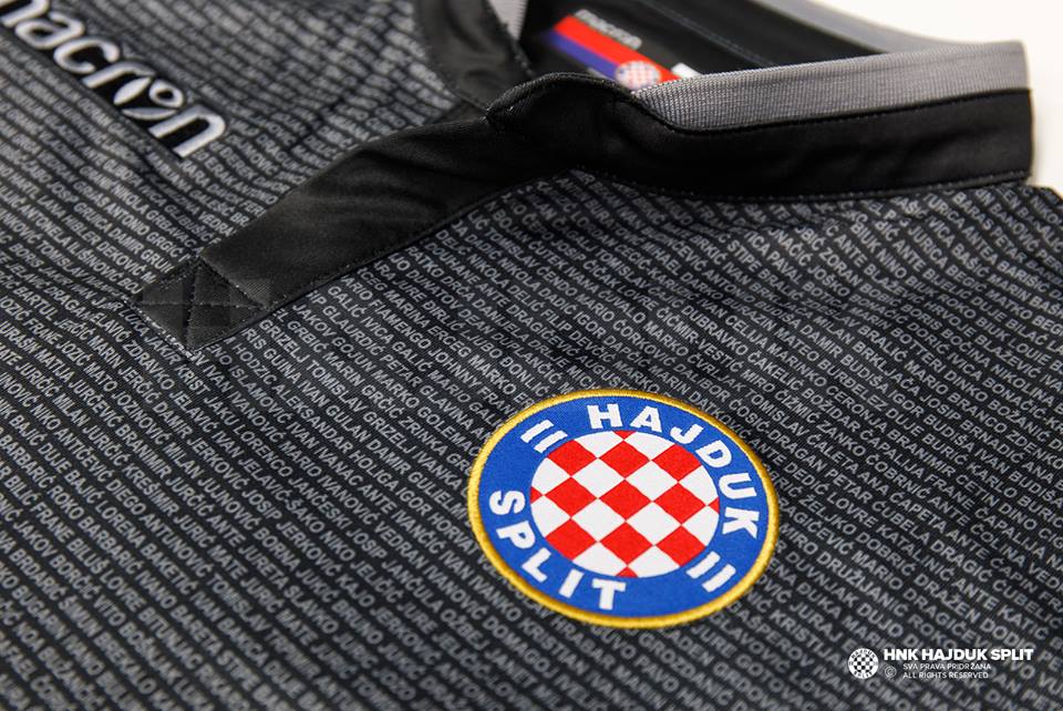 Hajduk, poseben dres